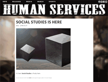 Tablet Screenshot of human-services.com